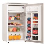 Danby® Designer Refrigerator with Freezer, 3.2 Cu Ft, Energy Star Rated, Semi-Auto Defrost, White